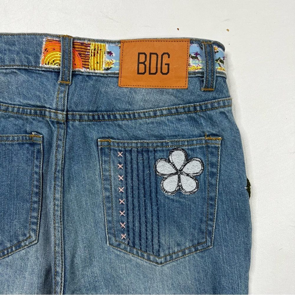 NWT BDG Multicolor Patchwork Flare Jeans NWT - image 7